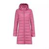Autumn and Winter New Light Down Jacket Women's Medium and Long Light Jacket Removal Cap