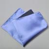 [Ogier] Ascot Tie & Pocket Square, 100% Silk, Dot Pattern, Sax Blue, Made in Japan NA-102-SAX