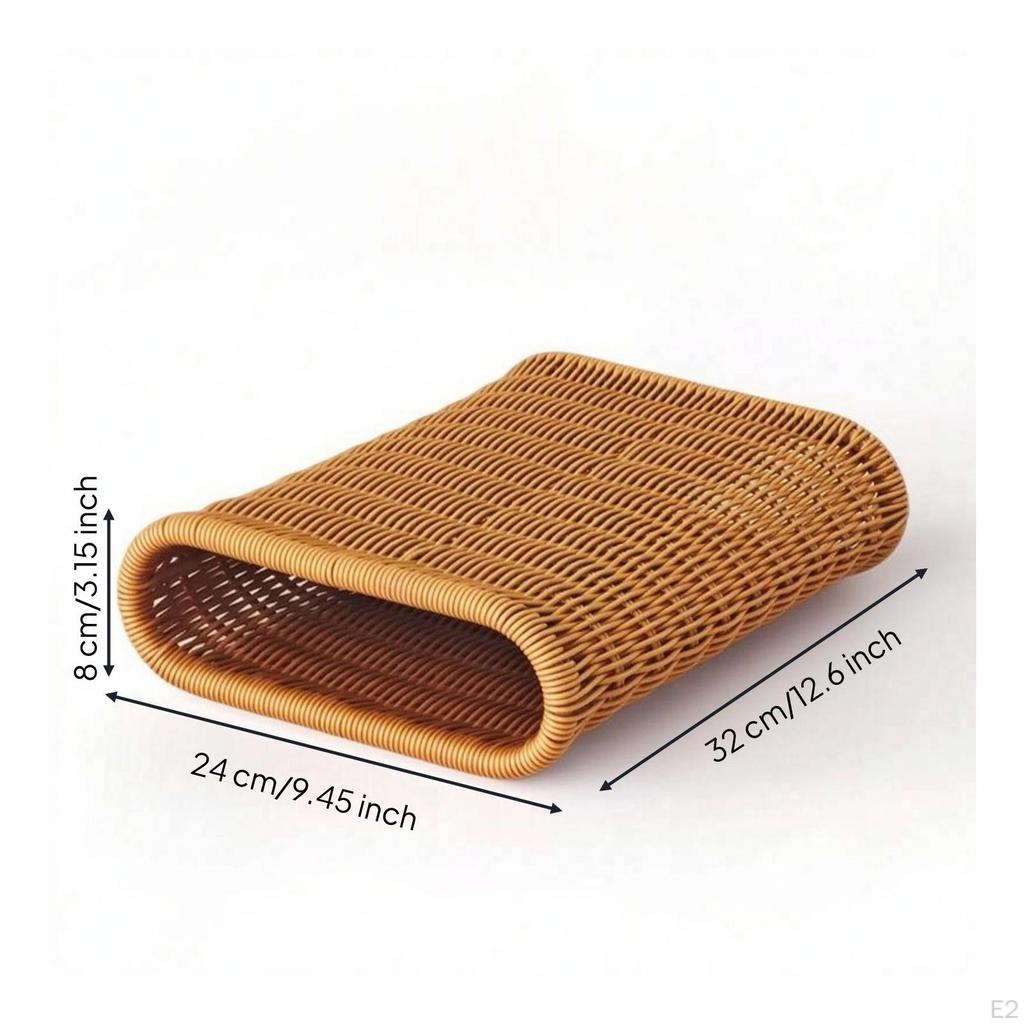 Imitation Rattan Pillow Breathable Cushion Firm for Summer