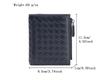 Women's Genuine Leather Hand-Woven Lambskin Wallet - Short, Large Capacity Coin Purse & Card Holder