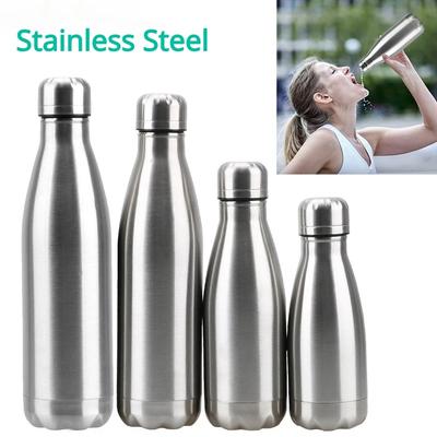 Paslanmaz Çelik Su Şişesi Tek Duvarlı Su Kola Şişesi Paslanmaz Çelik Açık Hava Seyahat Spor İçecek Şişeleri Kamp Malzemeleri