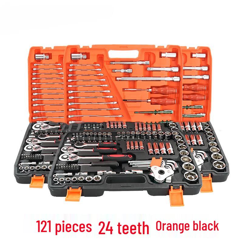 121-Piece Ratchet Wrench & Socket Tool Set