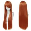 Colorful 80cm Long Straight Cosplay Wig for Anime & Historical Costumes
