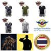 Embroidered Emblem Thai Armed Forces T Shirt Military Soldier Thailand Flag Undershirt V Neck Print Short Sleeve Quick Dry Uniform Men Women Unisex