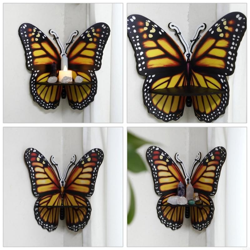 62KD Artistic Butterfly Crystal Shelf for Collectibles and Jewelry Display