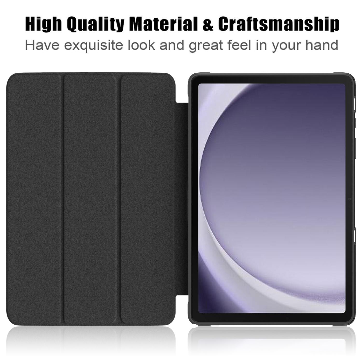 

For Samsung Galaxy Tab A9+ x210 x216 Case Tri-fold Stand Pattern Printing Tablet Cover C