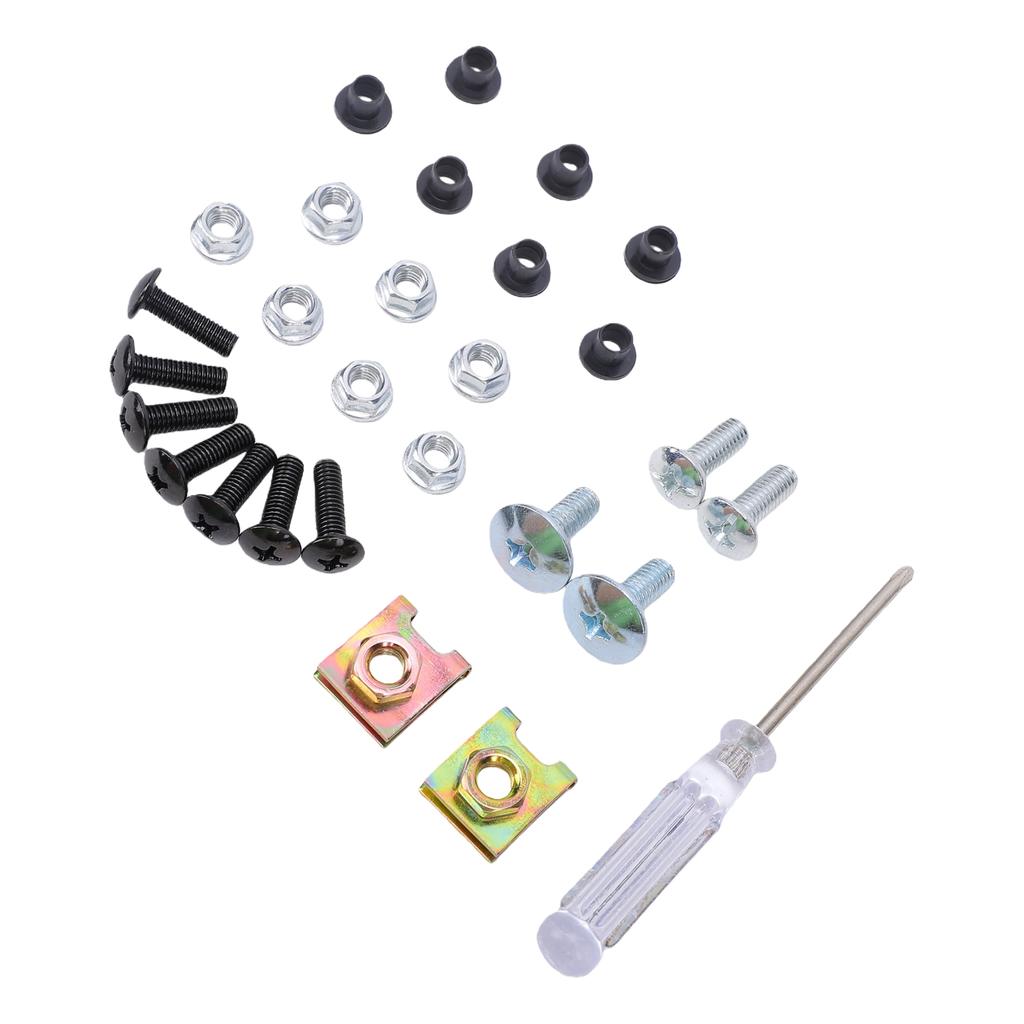 Motorcycle Fairing Bolt Kit High Strength Motorcycle Windscreen Screws Fasteners Fairing Bolts Nut Clips Kit 1 Set