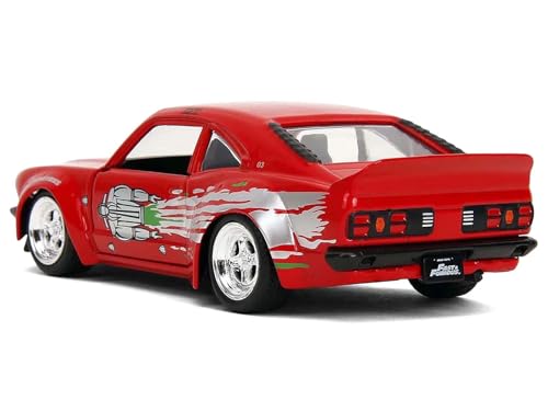JADA TOYS 1/32 Scale Fast & Furious Mazda RX-3 1974 Red Diecast Model Car [Imported]