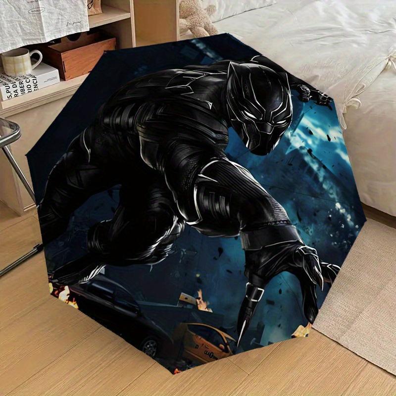 1pc Black Panther Themed High-quality Umbrella,Automatic Opening and Closing Umbrella,Multi-functional Umbrella G0811095