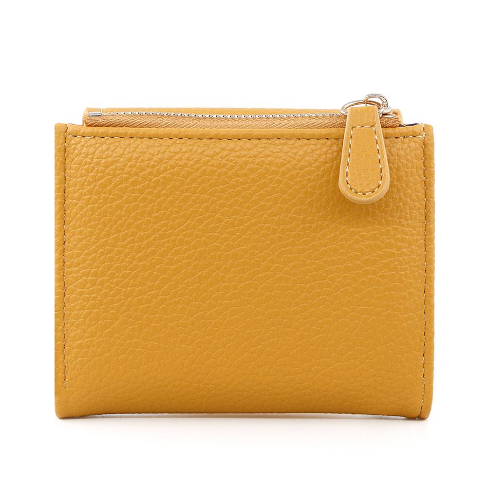 Women's Multifunctional PU Lychee Pattern Coin Purse and Wallet