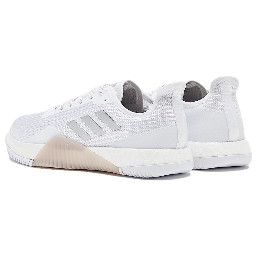 Adidas Crazy Train Series Non-Slip Lightweight Low-Top Basketball Shoes Men Sneakers White BA8003