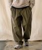 JEMUT Saturn Double-Pleat Wide Twill Pants Khaki Kjlp2606