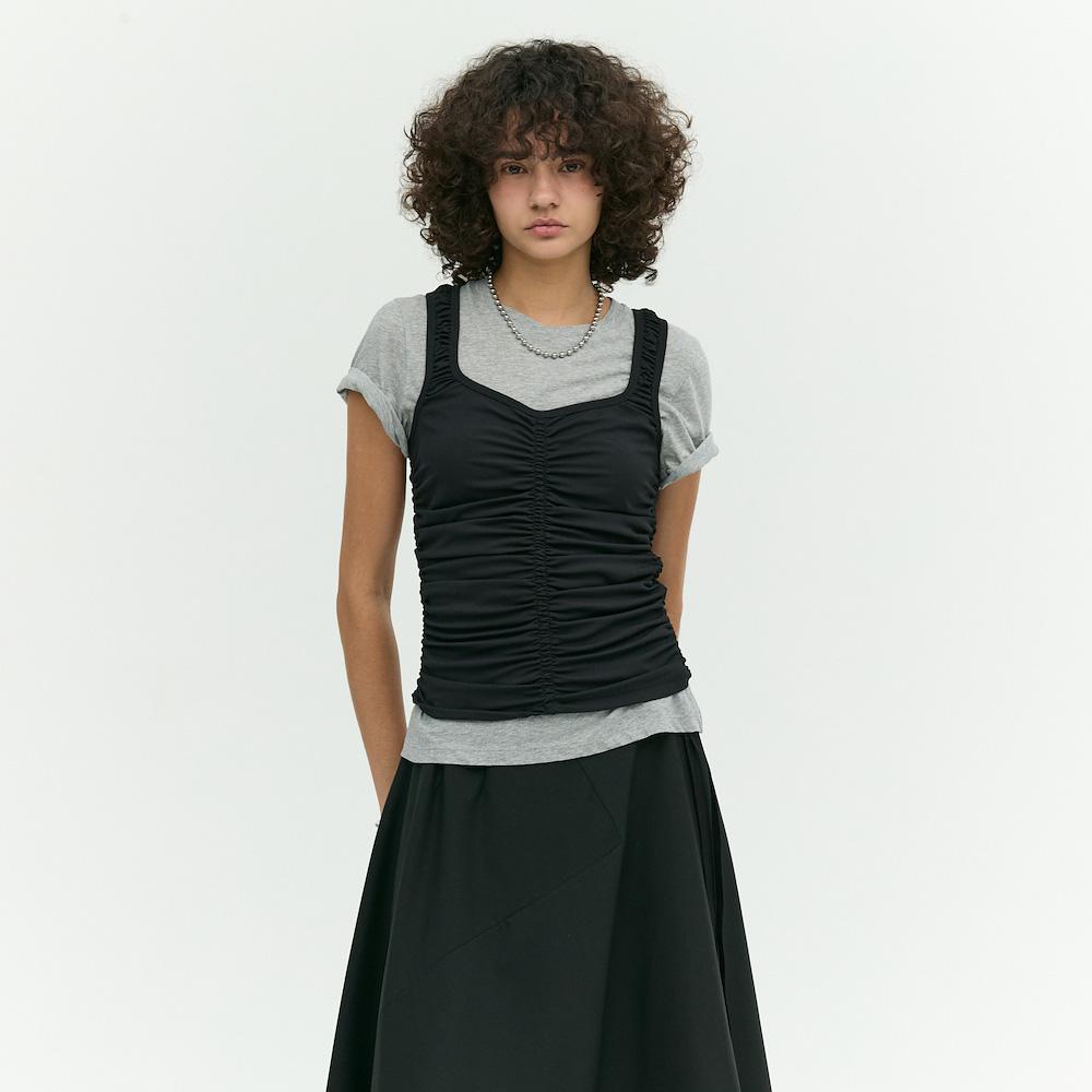 Ibiem Diagonal Wrap Skirt Emp7Wsk060