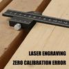 20cm To 50cm Aluminum Alloy 90 Degree Angled Ruler With 45 Degree Positioning For Woodworking And Carpentry Projects
