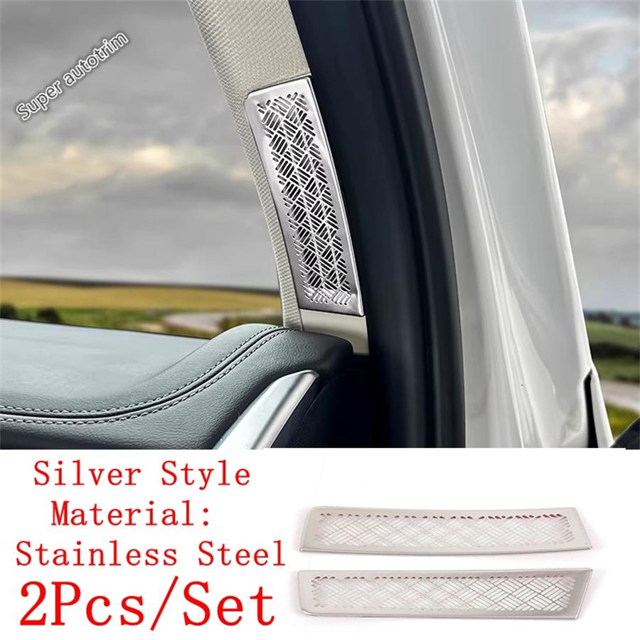 Car Front Pillar A Tweeter Speaker Audio Sound Frame Sequin Cover Trim Accessories For BMW X1 iX1 U11 X2 iX2 U10  2024 2025