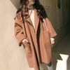 2021 Trendy Hepburn Style Woolen Cloak for Women/Students