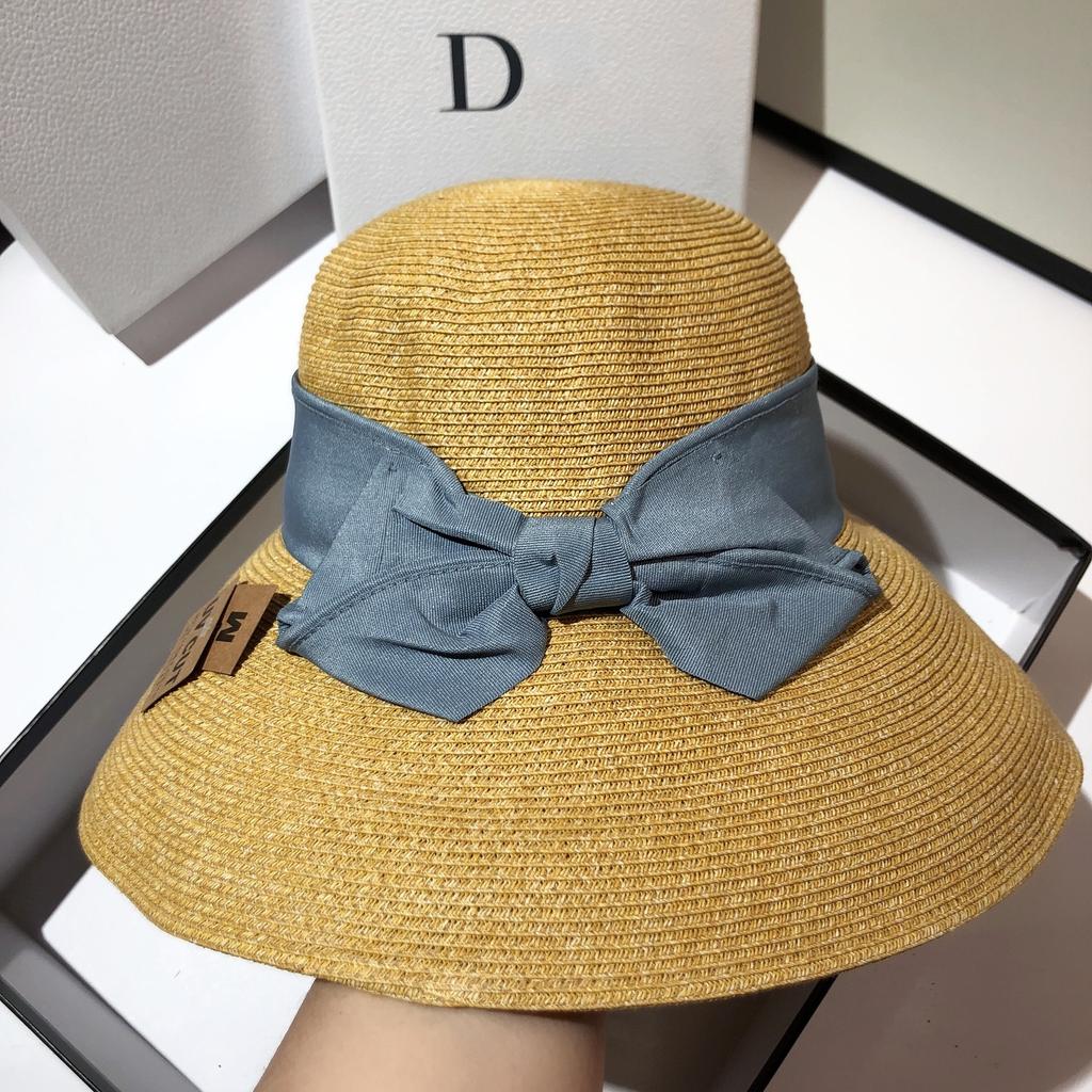 Sun Li Star With Straw Hat Japan Imported Uv Anti-Ultraviolet Big Brim Sun Hat Women Summer Travel Foldable