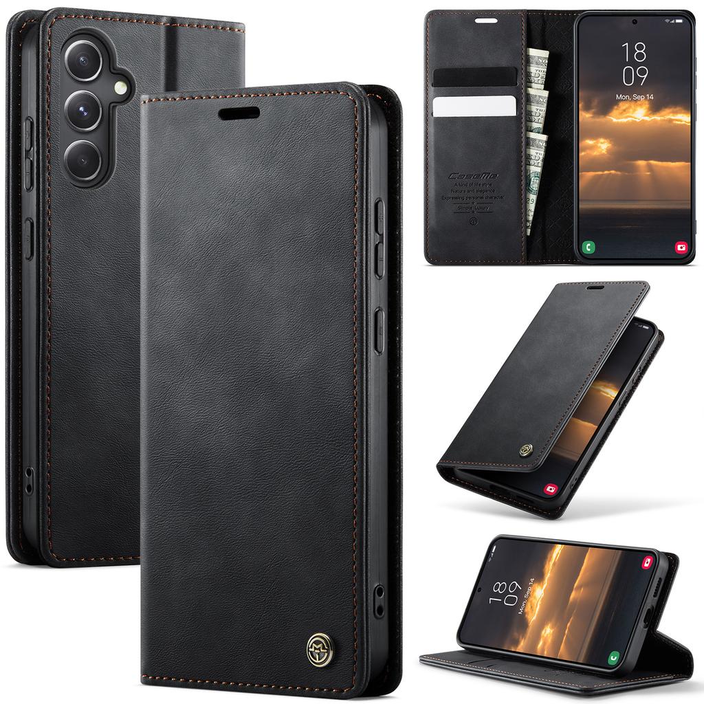 Wallet Card Leather Flip Case For Samsung Galaxy S25 S24 S23 S22 S21 S20 S10 A55 A56 A54 A53 Magnet Stand Shockproof Back Cover