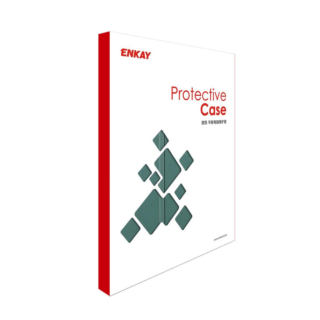 For Oppo Pad SE Trifold Stand Cover ENKAY HAT PRINCE PU Leather+PC Tablet Case with Auto Wake/Sleep