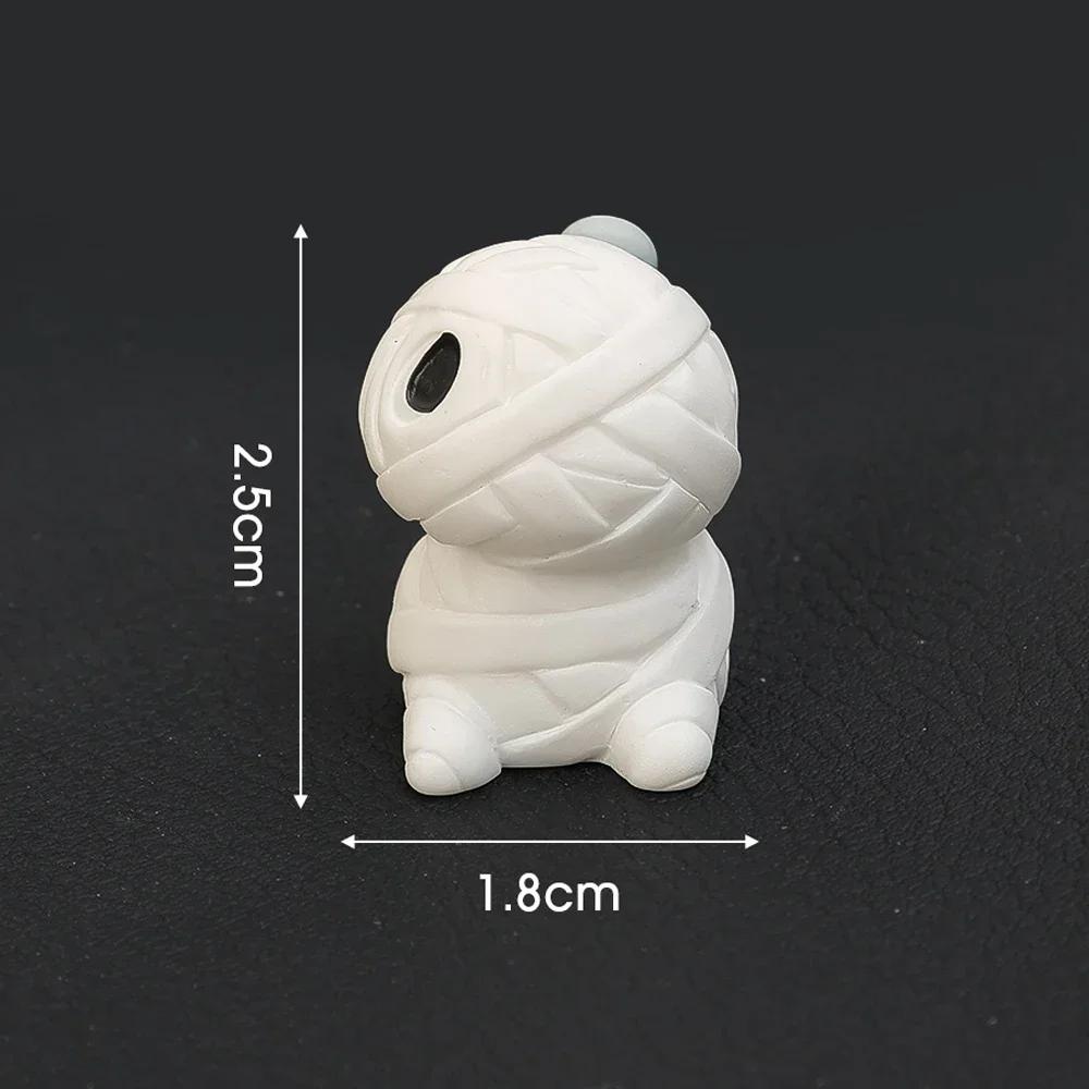 Halloween Creative Elf Car Ornaments Car Dashboard Center Console Pumpkin Ghost Mummy Ornament Car Interior Decor Accessories