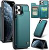 IPhone Wallet Protective Case with Card Holder, RFID Shielding, Men's and Women's Shock-absorbing Leather Bracket, Durable Protective Phone Case