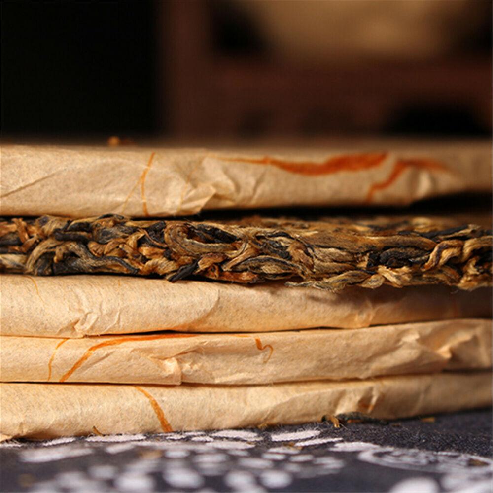 100g Yunnan Hochwertiger Schwarztee-Minikuchen Premium Gold Buds Dianhong Health