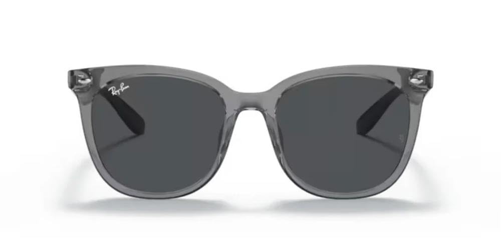 RB4379D Gray Gray Size 55 Ray-Ban Sunglasses, Transparent/Dark Lenses,