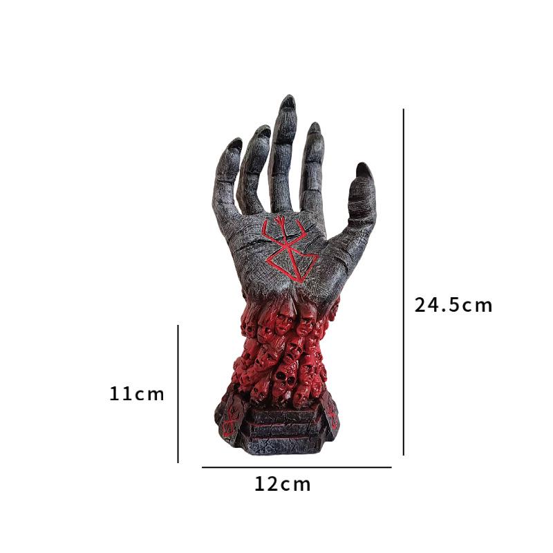 Cross Fury God's Hand Halloween Resin Ornament: Game Controller Desktop Stand