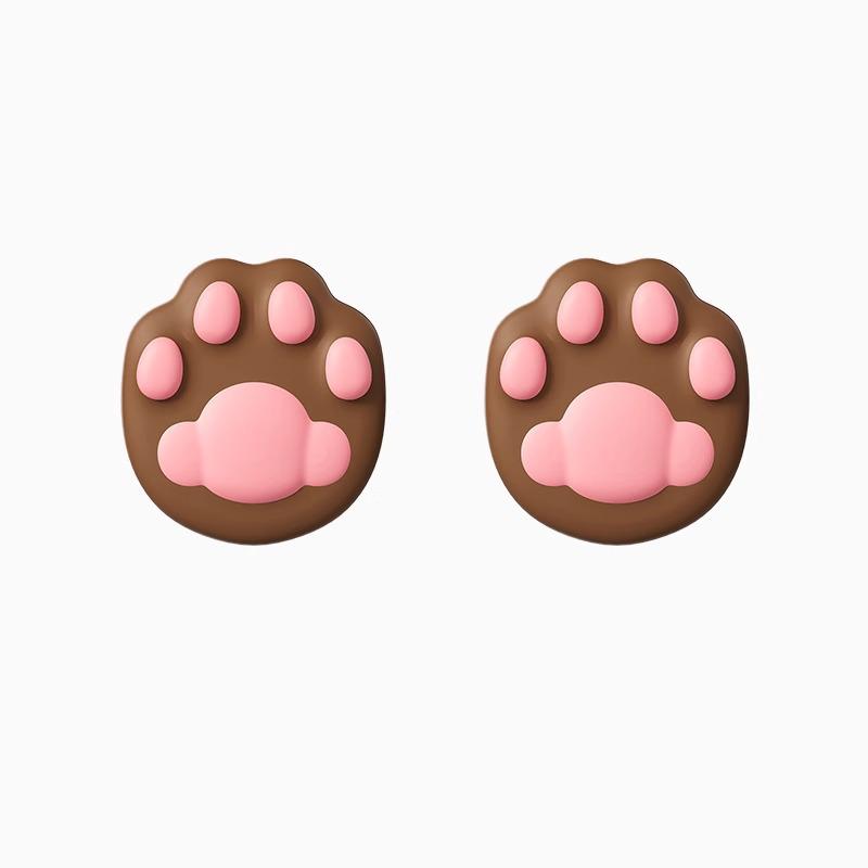 Cute Cat Paw Silicone Door Stopper and Wall Protector Sticker