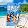 Ultra-Soft Beach Towel with Bluey Theme,Ideal for Pool - Camping, Diving - Perfect Travel Essential, Vibrant Beach Towel.