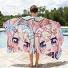 Band F-Fuwamoco-S Towel Soft Lightweight Anti-Sand Large Beach Towel Quick-Drying Bath Sports Family