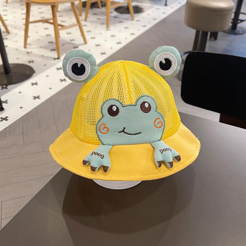 Lovely Infant Frog Cap Sun Hat For Baby Child Outdoor Sun Protection