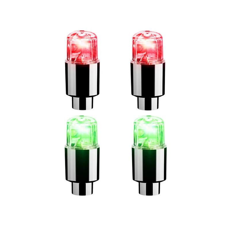 2-8Pcs Tire Valve Cap Lights Durable Tire Lights For Car Air Valve Caps With Lights For Motorcycles Bicycles Electric Vehicles Stem Caps1