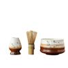 Japanese Matcha Tea Tools Set Hyakumoto Tatebake Tea Brush Matcha Bowl Ceramic Tea Dispensing Equipment
