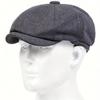 Newsboy Brand Latest Fresh Wool Color Plain Solid School Old Vintage Caps Men British Painters Hats Spring Autumn Berets Flat Cap Hip Hop Urban