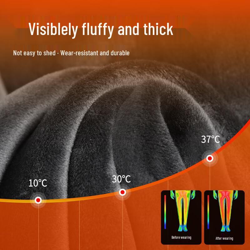 Baleno S&K Men's Fleece-Lined Heavy Waffle Wide-Leg Pants