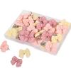 School Classroom Stationery Push Pins Push Pins Colorful Bowknot Design Bulletin Boards Wall Art Wall Mounting Tacks Set