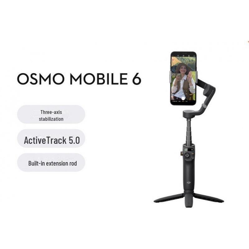DJI Osmo Mobile 6 Håndholdt Gimbal: Intelligent treakse stabilisering med uttrekkbar design