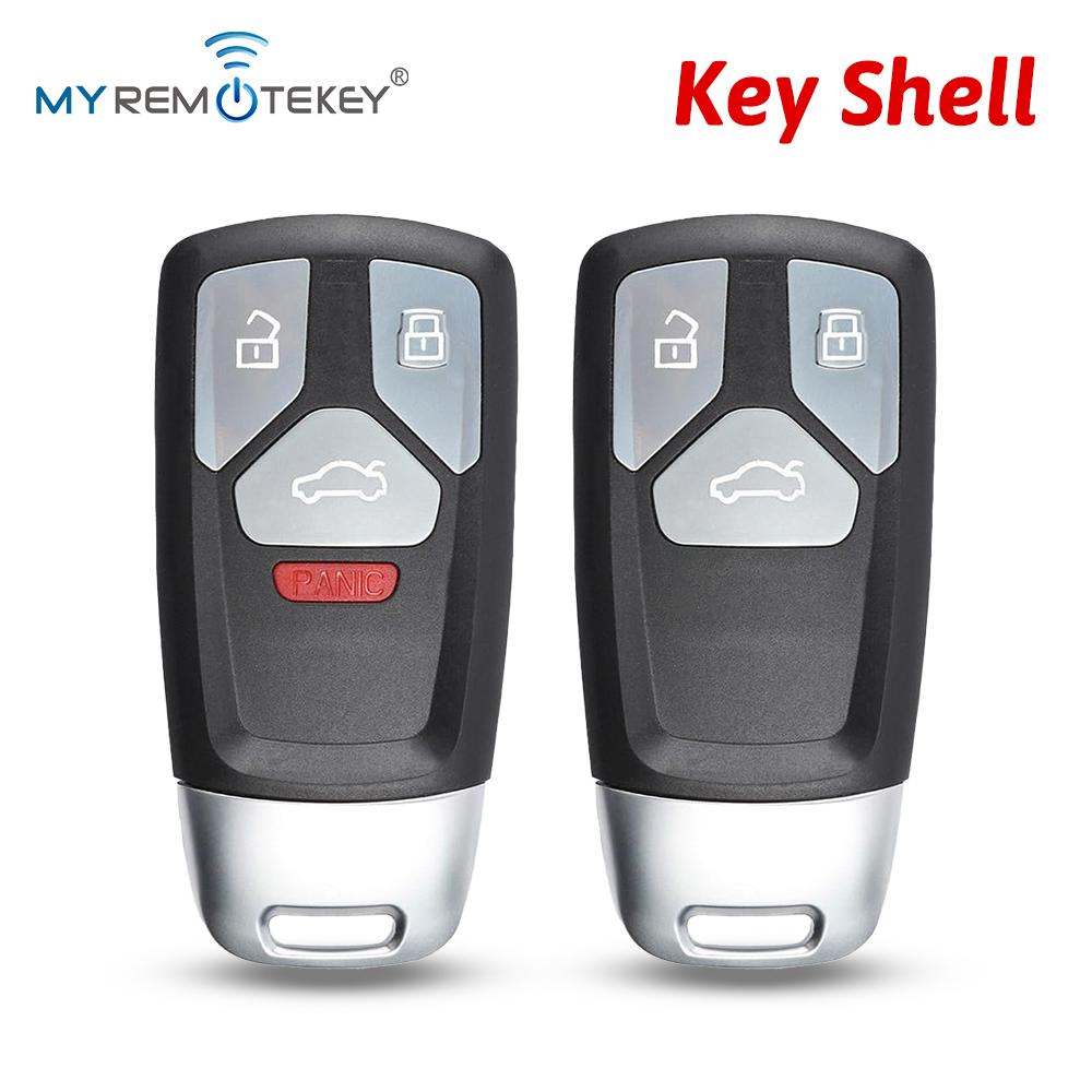 For Audi 8L MYREMOTEKEY 4M0 959 754 Smart key case 3/4 button for Audi A3 TT R8 A4 A5 Q5 Q7 S5 SQ5 2016 2017 2018