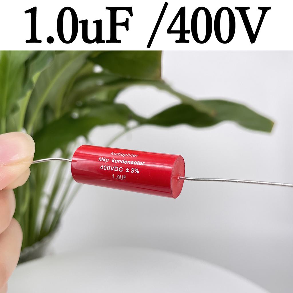 1PC Audiophiler Axial MKP Capacitor Audio 400V 4.7UF/400V 10UF 1.0UF 1.5UF 2.2UF 2.7UF 3.9UF Frequency Dividing CapacitanceGood product