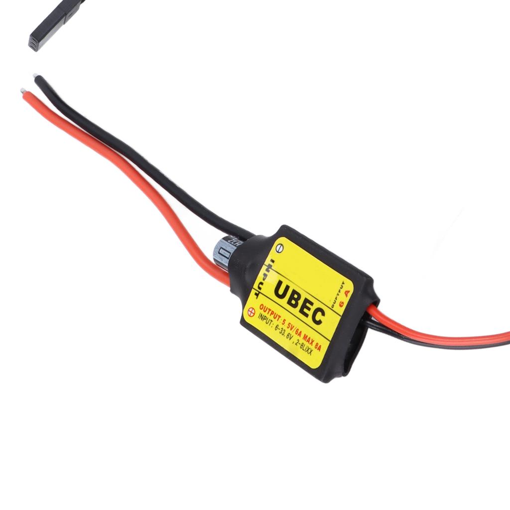 RC Airplane ESC 6A Stable Efficient Fast Speed Reduce Fever Protection Function RC Airplane Accessory 5.5V
