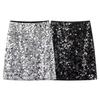 In Stock 2025 Winter Hot Girl Style Sequin Embroidered Mid-Waist Straight Skirt
