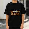 Retro Groovy Mama Matching Family St Birthday Party TShirt Cotton Tee Unisex Toddler Adult Psychedelic S Celebration