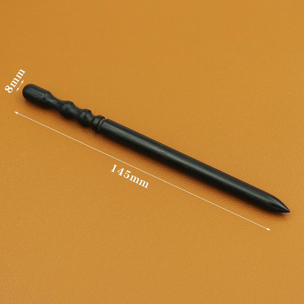 3Pcs/Set DIY Leather Edge Burnishing Tool Purple Sandalwood Burnisher Stick for Leathercraft Polishing