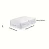 1pc-PVC Large Capacity Quilt Clothes Storage Bag Under Bed Storage Box Closet Organizer Blankets Comforters Dust-proof Storage B