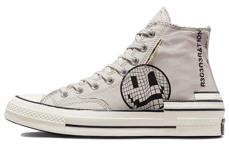 

Chuck 70 Converse Hacked Heel High Tear Away - Light Bone A00730C 36