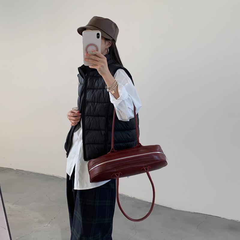 Stand-up collar cotton vest women's short autumn and winter new women's cotton vest sleeveless cotton vest