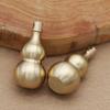 Chinese Natural Feng Shui Brass Gourd Buddhist Good Luck Home Ornament Decor