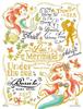 YANOMAN In Jigsaw Petit Petit Light Disney Colorful Gold Ariel X Piece Request and Spatula Included (Yanoman) [Made Japan] 300-Piece Puzzle, Series,