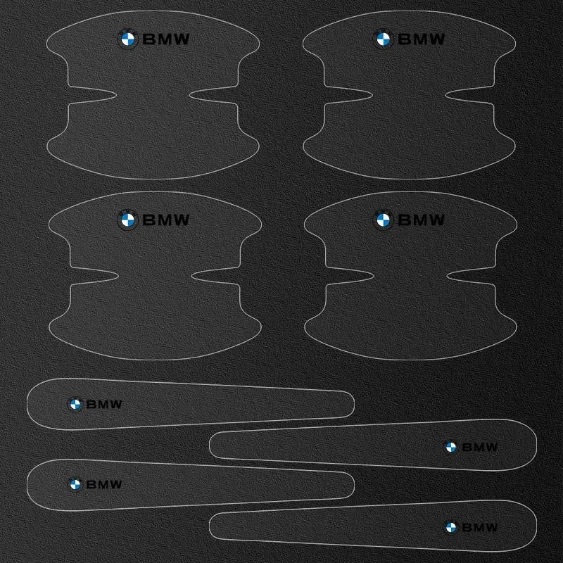 Per BMW 8 pz Adesivo Antigraffio per Maniglia Portiera Auto Adesivo Protettivo Trasparente per Maniglia Portiera Per BMW Serie M Performance 1 3 5 7 M